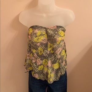 Free People strapless top SM